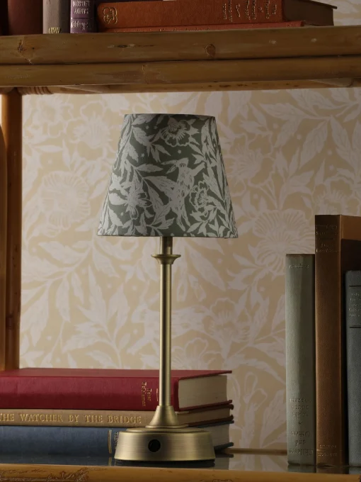 Apsley Green Print Rechargable LED Lamp