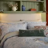 Balmoral Floral Blue 100% Cotton Bedding Set