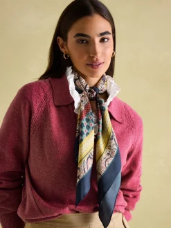 Bloomfield Multi Square Silk Scarf