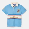 Boys' Tournament Blue Rugby Jersey Polo Shirt