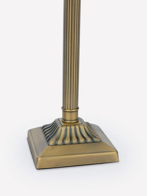 Buscot Brass Square Base Table Lamp