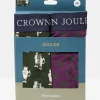 Crown Joules Purple/Green Pack of Two Cotton Boxers