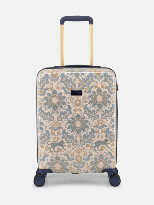 Damask Print Cabin Four Wheel Hard Shell Suitcase