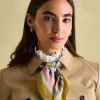 Elsie Multi Printed Lightweight Square Scarf