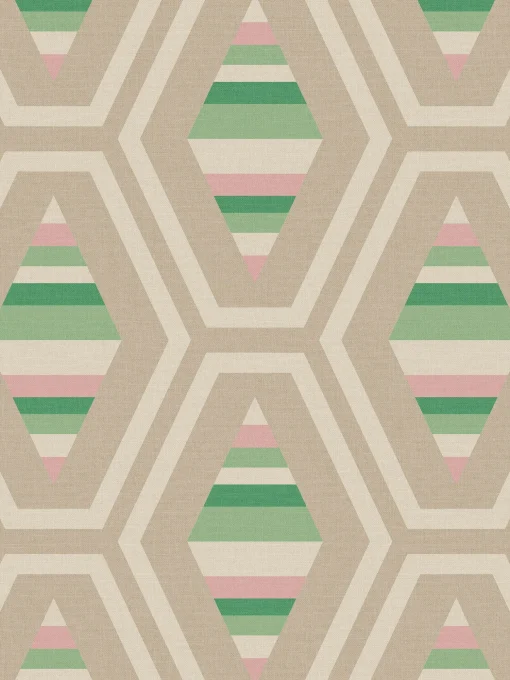 Garden Greens Hallaton Kilim 10M Wallpaper