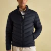 Garrett Navy Showerproof Padded Jacket