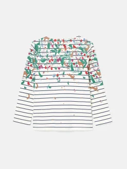Girls' Harbour Cream Long Sleeve Top