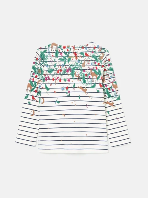 Girls' Harbour Cream Long Sleeve Top