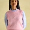 Holly Pink Knitted Vest