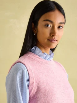Holly Pink Knitted Vest