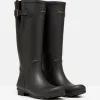 Houghton Black Adjustable Tall Wellies