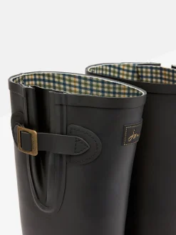Houghton Black Adjustable Tall Wellies
