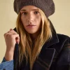 Joelle Brown Knitted Beret