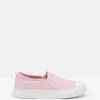 Kids' Peasy Pink Slip On Plimsolls
