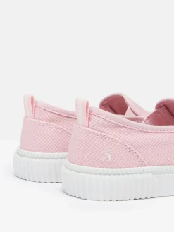 Kids' Peasy Pink Slip On Plimsolls