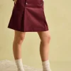 Maize Burgundy Skirt