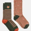 Men's Kingsbury Green 2 Pack Socks (size 7-12)