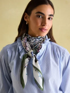 Middleton Cream Viscose Scarf