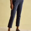 Navy Blue Slim Fit Chino Trousers
