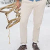 Oaksey Cream Jumbo Cord Trousers