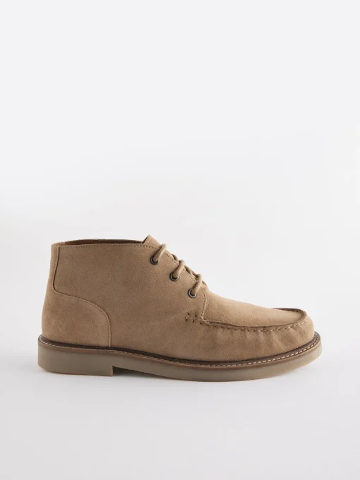 Sand Suede Apron Chukka Boots