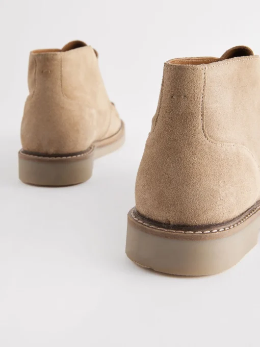 Sand Suede Apron Chukka Boots