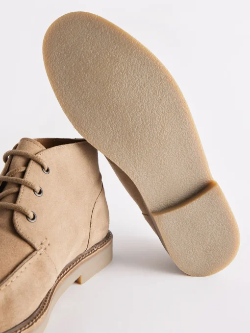 Sand Suede Apron Chukka Boots