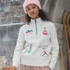 Summit Cream Quarter Zip Ski Jumper