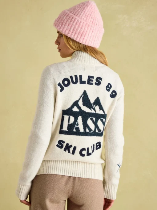 Summit Cream Quarter Zip Ski Jumper