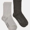 Women's Freya Silver Glitter Socks